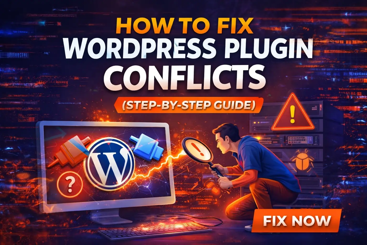 how to fix wordpress plugin conflicts step by step guide broken website troubleshooting plugins error fix