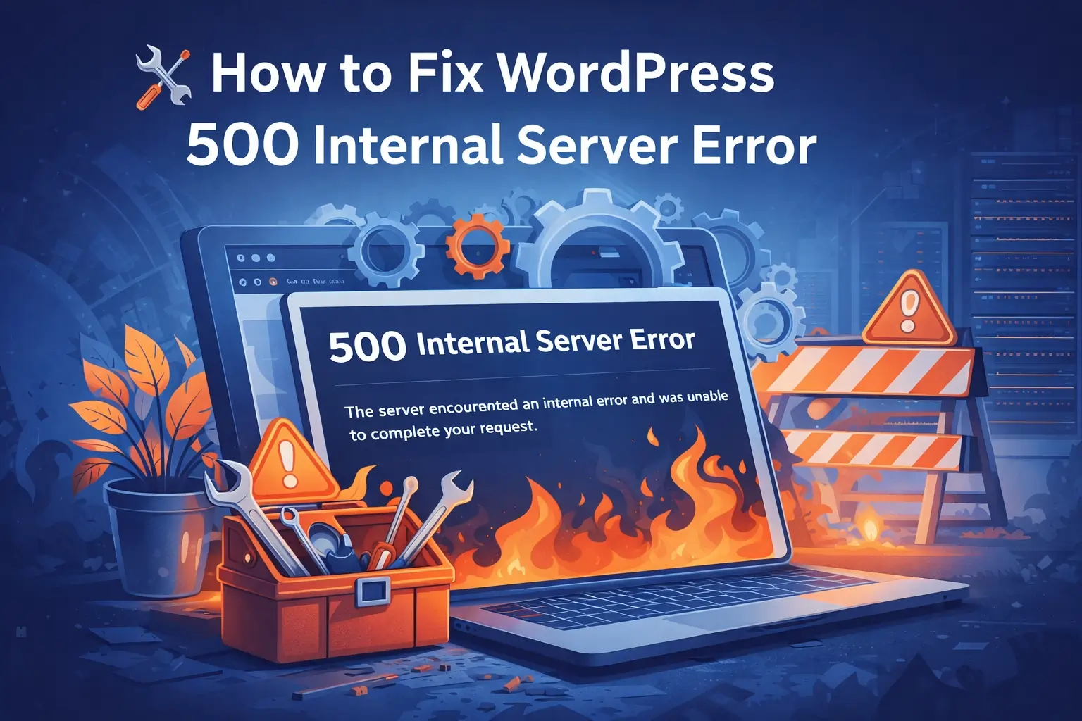 how to fix wordpress 500 internal server error step by step troubleshooting guide