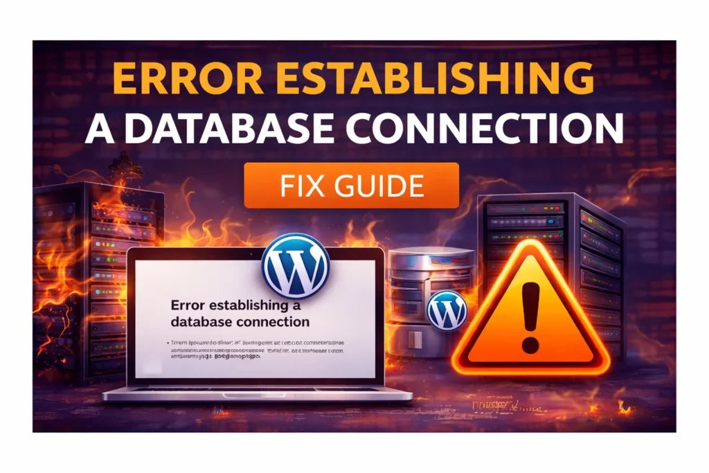 How to fix WordPress error establishing a database connection step by step troubleshooting guide