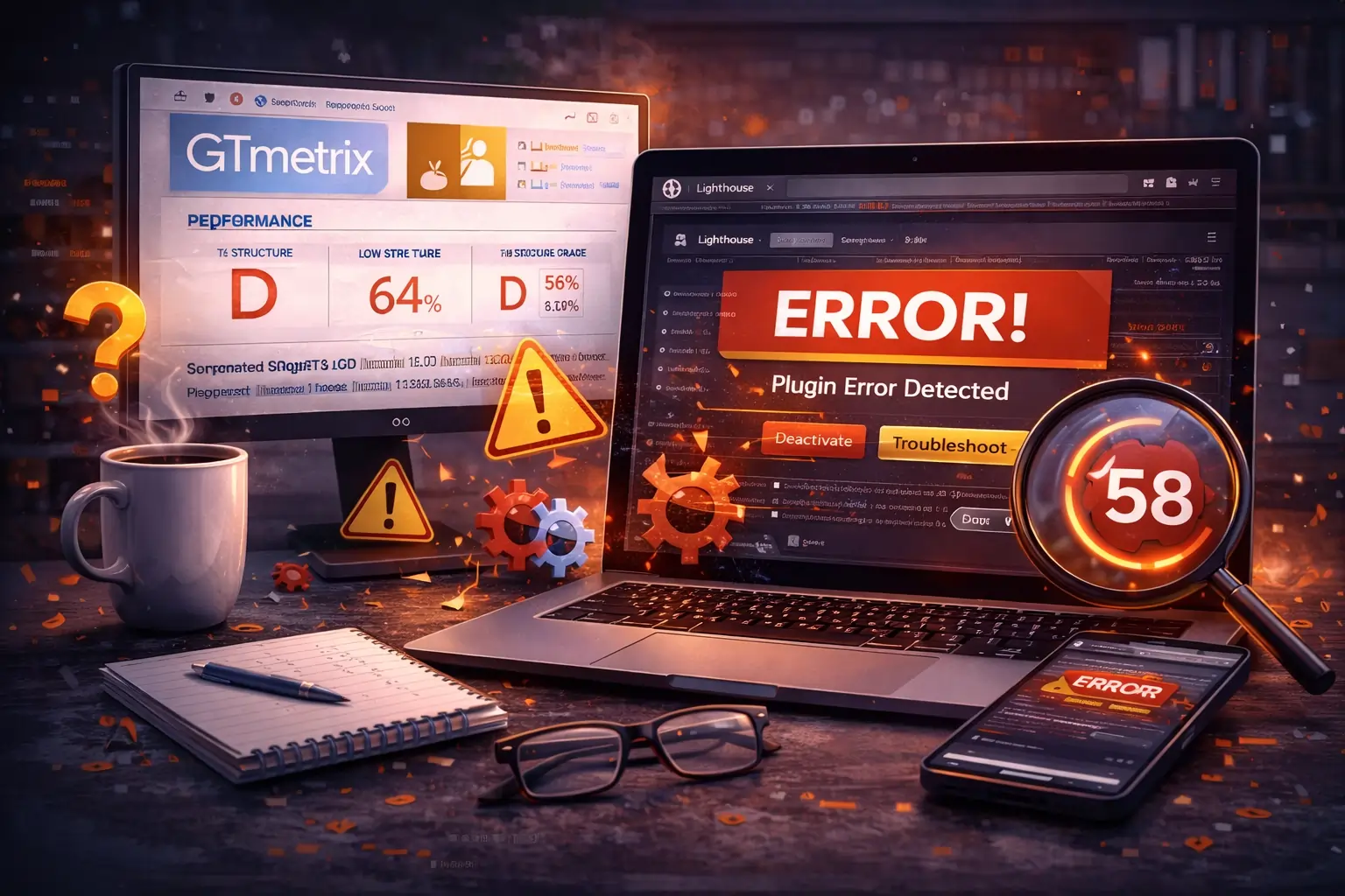 detecting WordPress plugin error with performance testing tools