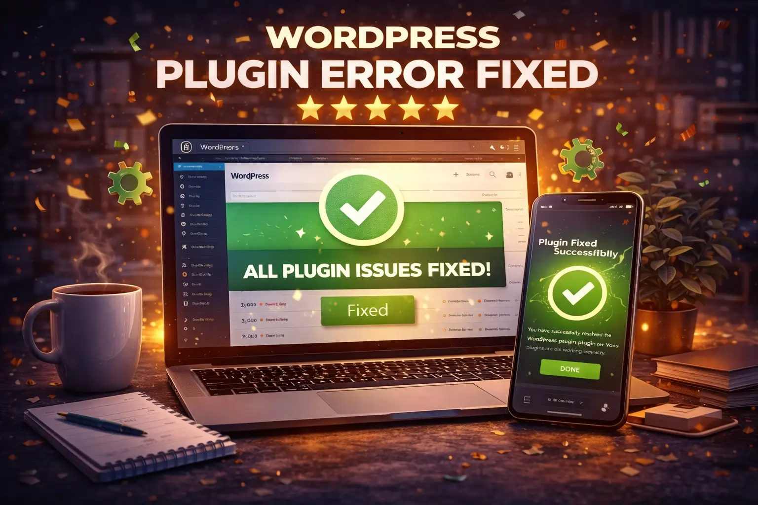 WordPress plugin issue resolved successfully