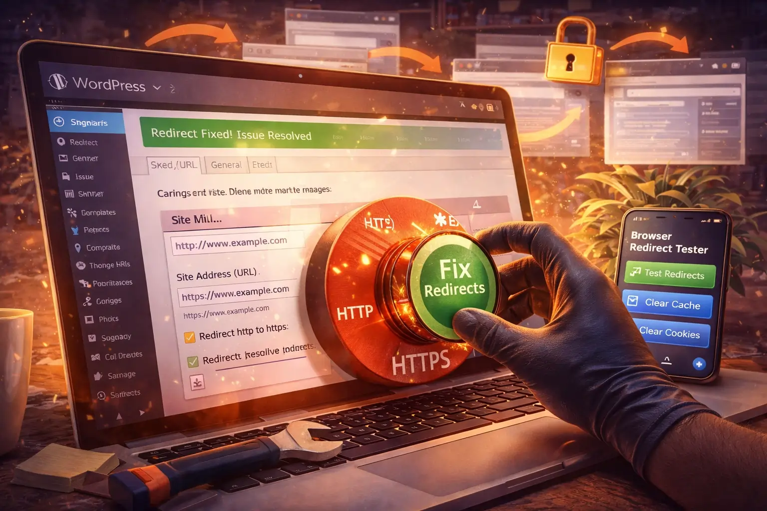 Fixing WordPress redirect loop HTTP to HTTPS settings