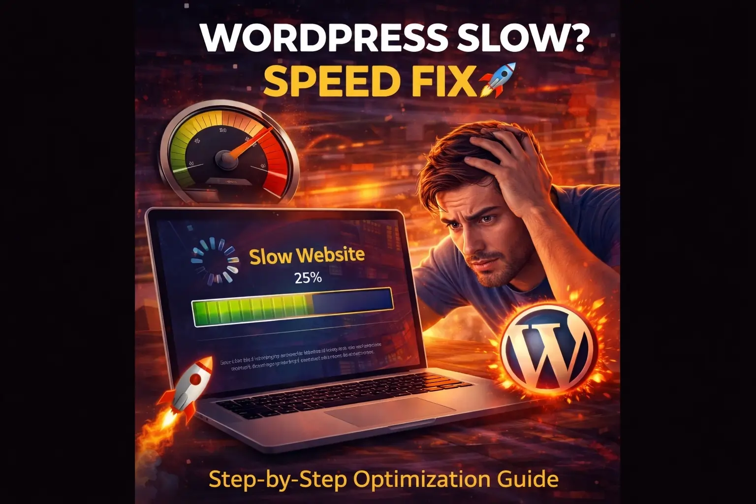 WordPress slow website speed loading issue