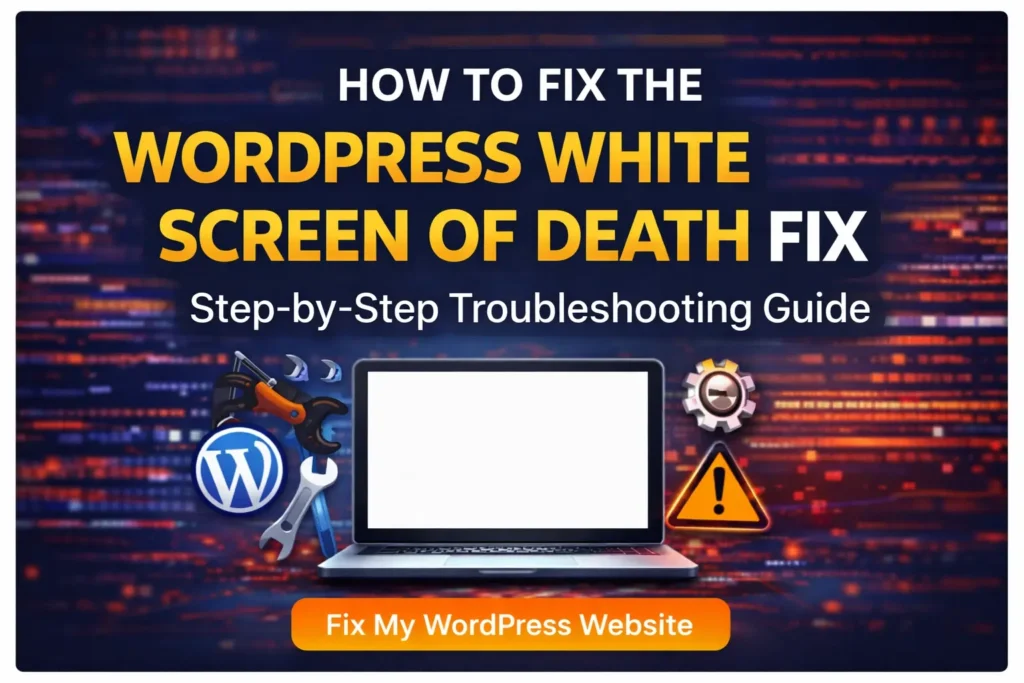 How to fix the WordPress White Screen of Death step-by-step troubleshooting guide